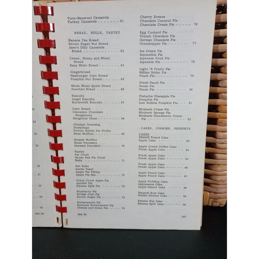 Deep Gap Volunteer‎ Fire Department Ladies Auxiliary Cookbook Deep Gap, NC 1980